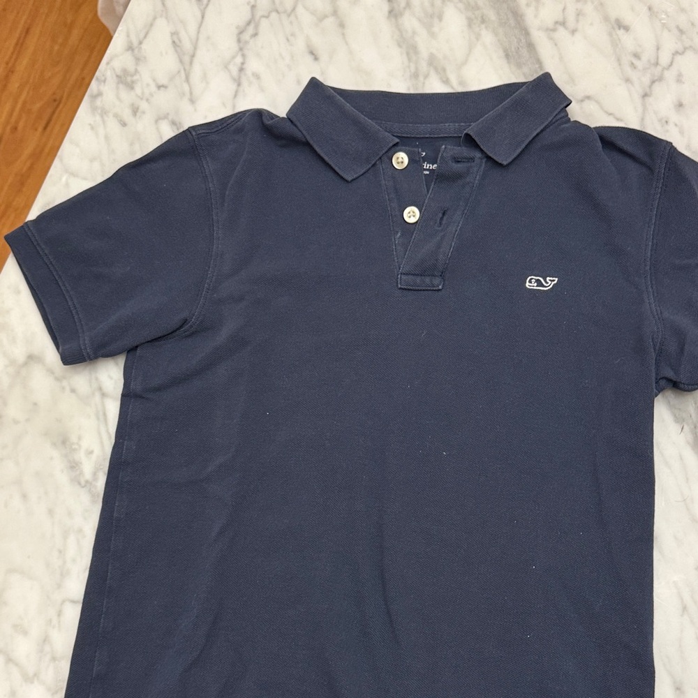 Guc vineyard vines Navy Blue Kids Polo Shirt size 8-10